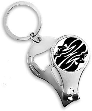 Соstвездие Близнаци Зодијак Симбол нокти Нипер прстен клуч за шишиња со шишиња со шише Клипер