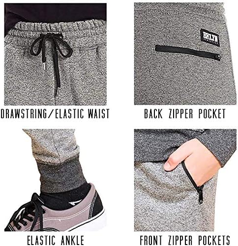 Големите панталони за џогер со атлетика во Бруклин Атлетика Активни џебови со џеб за џеб