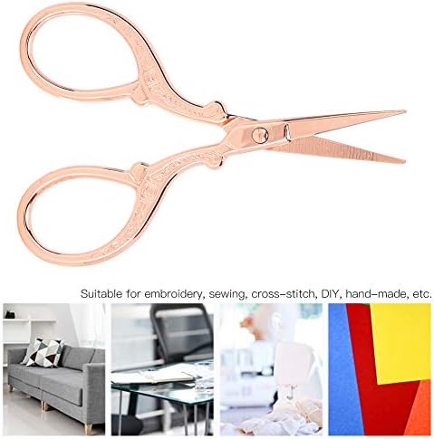 Ретро ножици, не'рѓосувачки челик удобни додатоци за шиење на рачката -Стипен ножици, за везови за игли