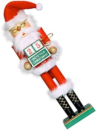 Pretyzoom 2pcs Клаус украси украси украсни дрвени десктоп календар календар Божиќ, фигурино дрво таблети Божиќ декорација фигурини
