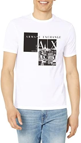 А | X Армани размена на машкото лого за печатење во Cујорк, редовно вклопување