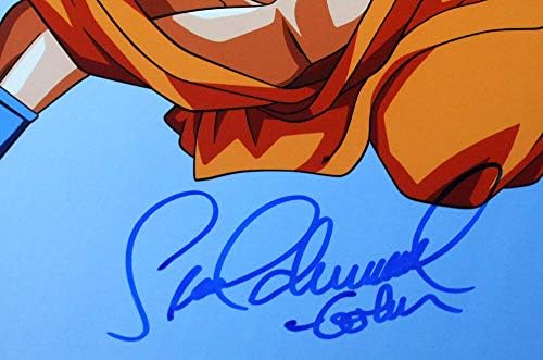 Шон Шемел автограмираше 16x20 Dragon Ball Z Photo w/Goku - Beckett W Auth Blue