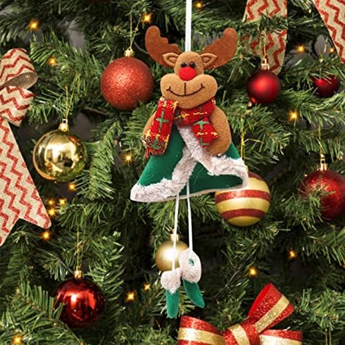 Наближување Божиќ Декорација Материјали Елка Приврзок Кукла Дедо Снешко Сцена Облечи Врата Мониста За Вратите Девојки Соба