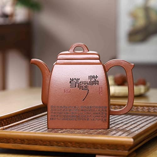 Силилен Зиша Сениор мајстор Рачно изработен чајник 10,8 мл, оригинален тенџере со чај од глина со филтер, кинески кунг фу, инфузиран
