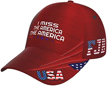 Ми недостига Америка, пораснав во капачето за бејзбол на тато капа за мажите графички измиен аним прилагодлива капа