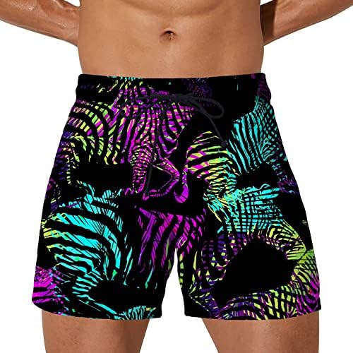 Обични шорцеви прилагодени лого модни летни шорцеви случајни облечени машки животински леопард печати 3Д печатени t машки прошетки