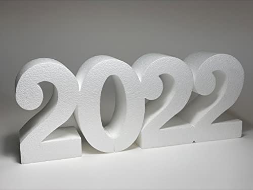 Calcastle Craft „2022“ umамбо бела пена броеви Нова година роденден