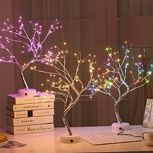 Gmjay LED таблета дрво светло DIY ламба домашна спална соба декорација батерија/USB напојување