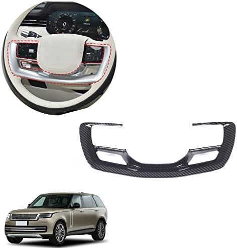 Декоративна рамка за воланот за Range Rover Vogue 2023 + CAR воланот на управувачот на воланот рамка за воланот Декоративни додатоци