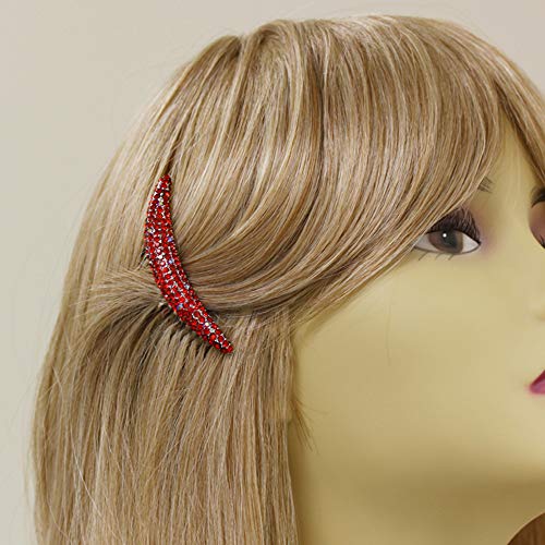Среден декоративен чешел за коса Rhinestone Crystalsimple лебдечки невестински чешел за коса, зелена