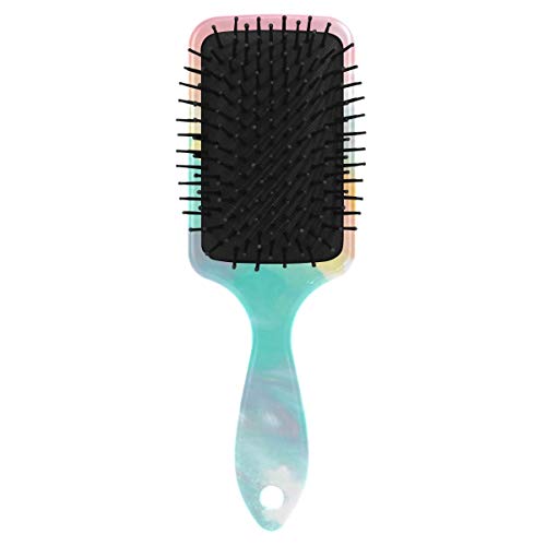 Четка за коса со перничиња од Vipsk, пластична разнобојна акварел, соодветна добра масажа и анти статична четка за коса за да се сува
