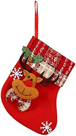 Големи Чорапи Бонбони Чорапи Божиќни Украси Домашен Празник Божиќни Украси За Забави Лустер Кристали Замена Јавор Лист