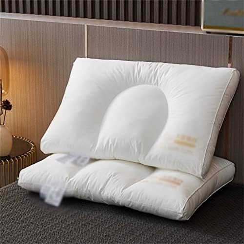 Irdfwh целата памучна влакна перница јадро памук домаќинство за возрасни перници за низок врат за заштита на вратот