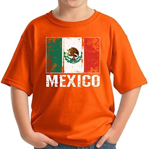 Пекатес мексиканска маичка со знаме за деца Мексико кошула Мексиканска фудбалска младинска кошула