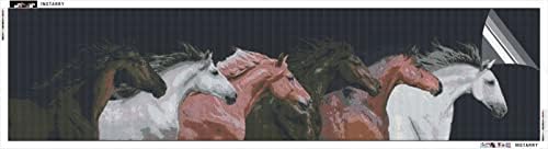 Instarry 5d DIY дијамантски комплети за сликање за возрасни целосна вежба стадо од коњи rhinestones вкрстена бод дневна соба спална