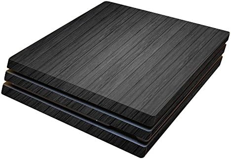 MOINYSKINS SKING CONDESTIBLE со конзолата Sony PS4 PRO - Црно дрво | Заштитна, издржлива и уникатна обвивка за винил декларална