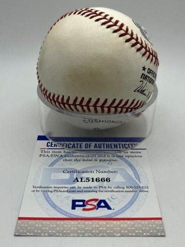 Еди Метјус 512 Часа Храбри Потпишан Автограм Официјален Млб Бејзбол ПСА Днк-Автограм Бејзбол