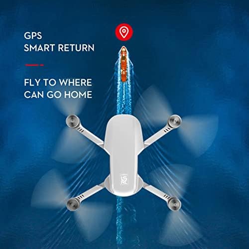 GOOLRC GPS дрон со камера 4K двојна камера 5GWIFI FPV Quadcopter без четка мотор со торба за складирање Еден клуч Враќање 1500 метри