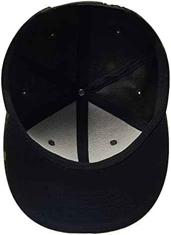 Quanhaigou прилагодлива капа за Snapback за мажи, унисекс хип -хоп бејзбол капа рамна сметка за тато тато капи