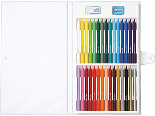 Pentel GC1-30d Crayon Pencils, Pastic, 30 бои