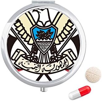 Јемен Национален Амблем Земја Пилула Случај Џеб Медицина Кутија За Складирање Контејнер Диспензерот