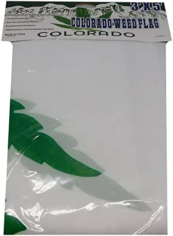 Колорадо плевел марихуана лисја Премиум квалитет тешки избледени отпорни 3x5 3'x5 '100d ткаени поли најлон знаме транспаренти
