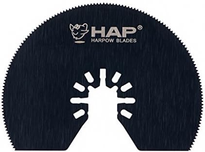 Harpow 10 парчиња HSS Half Moon Circular, Blades на алатка за осцилирање на моќност, мултитулни лопати, алатки за напојување