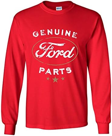 Оригинални делови на Форд Делови со долги ракави маица потресена лого за лого на Форд