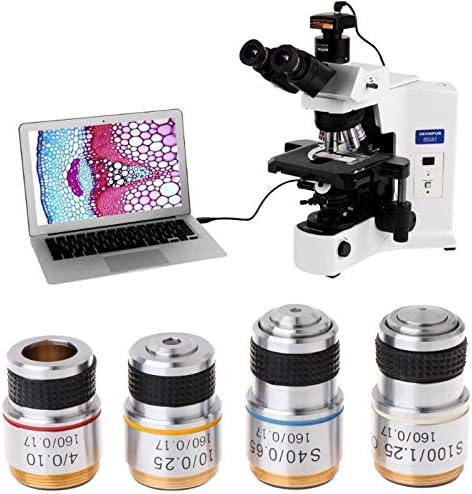 Микроскоп YINGGEXU 4X 10X 40X 100x Ахроматска Објектив Објектив за Биолошки Микроскоп 185 LS ' L'd Алатка Стојат Компатибилни