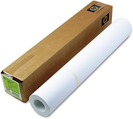 HP C6029C хартија обложена со тешка категорија, 24-инчен X100-ft, 35 lb, 90 GE/101 ISO, бело