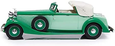 1934 година Хиспано Суиза Ј12 со три позиции на Дрофад Купе Фернандез и Дарин Грин W/Вајт Топ Ltd ЕД 300 ПЦС 1/18 Модел автомобил од ESVAL