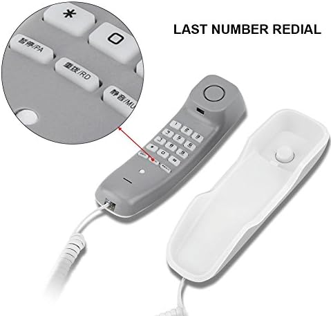 Телефонски сервис за проширување на кабелот, телефонски кабел со последен број редицијална, пауза и функција на нем, телефон за откажување