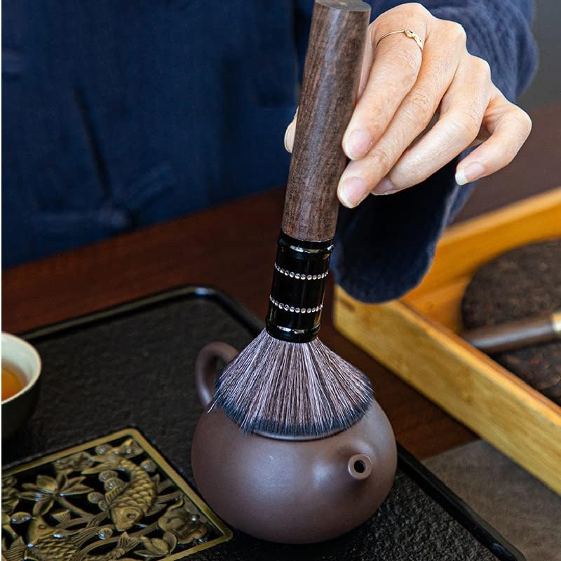 Gretd kung fu чај постави додатоци за церемонија на чај од абонија шест господа поставени шест господа поставени чајни алатки чај клип
