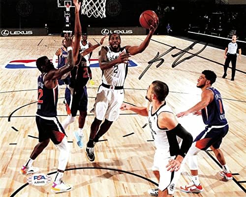 Kawhi Leonard потпиша 8x10 Photo PSA/DNA San Antonio Spurs Autographed - Autographed NBA фотографии