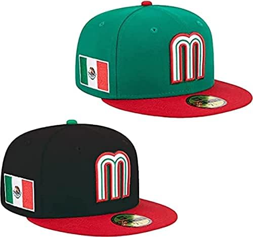 2 парчиња 2023 Светски мексико бејзбол 59fyty Светски класичен бејзбол опремена капа Сонце капа за везови капа капа Бејзбол капа