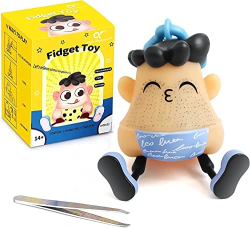 Pimple Popper Toy Toy Bicking Fidget играчка, играчка за олеснување на стресот, отстранувач на црни глави, ASMR, Trichotillomania fidget играчка
