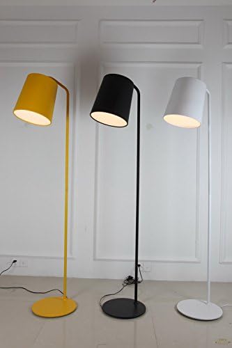 Котло -сите метални предни ламби, нордиски црно/бело/жолто железо за осветлување за осветлување приклучок за читање стоење