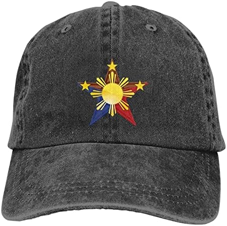 3 starsвезди и сонце филипински филипини знаме бејзбол капа мажи каскета прилагодлива жена тато капа