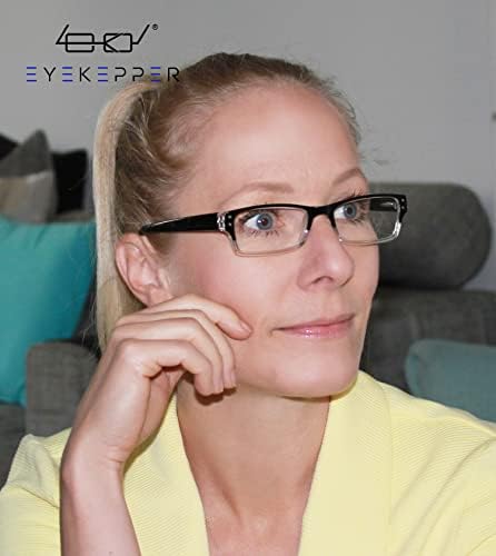 Eyekepper Заштедете 10% на комплет 5 пакувања класични очила за црно читање за мажи и 4 пакувања со две тони црни чисти читатели +4,00