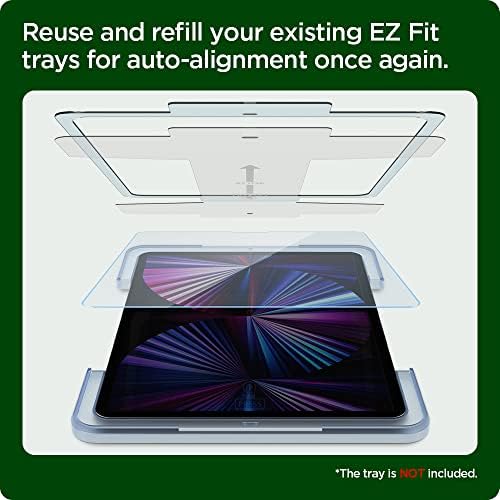 Пополнувања на заштитниот екран со стакло со стакло од стакло [Glastr EZ Fit Refills] дизајнирани за iPad Pro 12.9 инчи