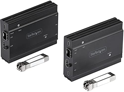 StarTech.com 4k HDMI KVM Екстендер Преку Влакна-HDMI Видео &засилувач; USB Далечински Kvm Прекинувач/Конзола Екстендер-до 984ft/300m-2X