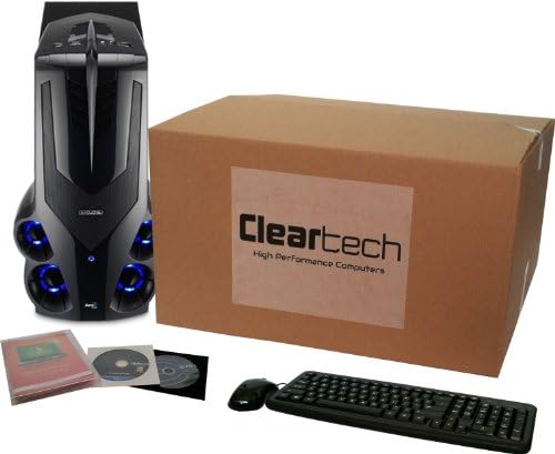 ClearTech КОМПЈУТЕР Cyborg 3000 Течни Ладење Игри Компјутер CYB3000