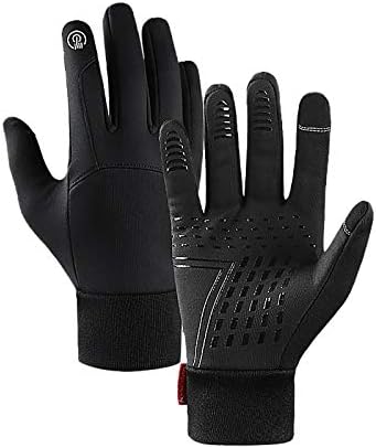 Menенски женски зимски нараквици на допир на ракавици на допир на ракавици, топло работно време на ракавици за возење возење велосипед