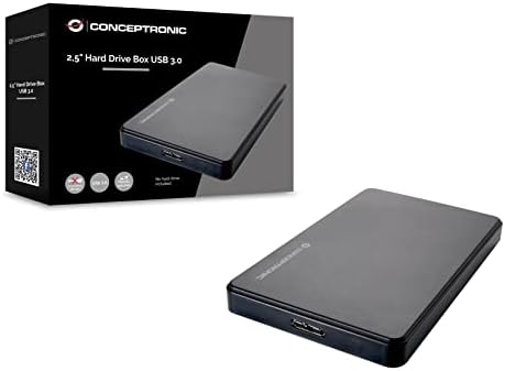 Conceptronic Caja Externa HDD 2.5 Sata-USB 3.0 Негра