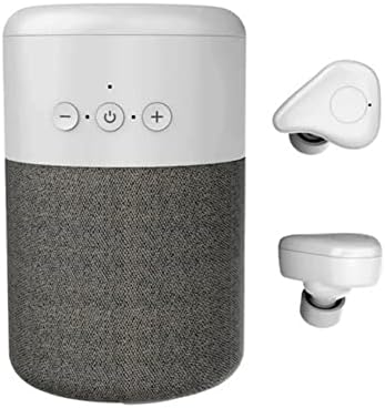 Bonesorion Bluetooth звучник со ушите 2 во 1, преносни мини безжични звучници Bluetooth слушалки комбо, 360 опкружувачки стерео звук