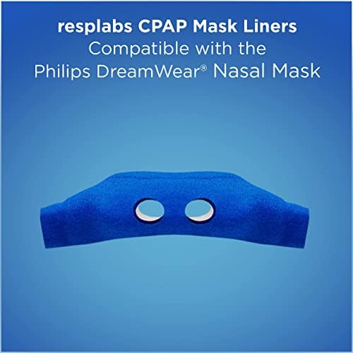 Resplabs CPAP Mask Liners - Назални перници CPAP маски се непропистувачи, лагер со универзален стил - 4 пакувања