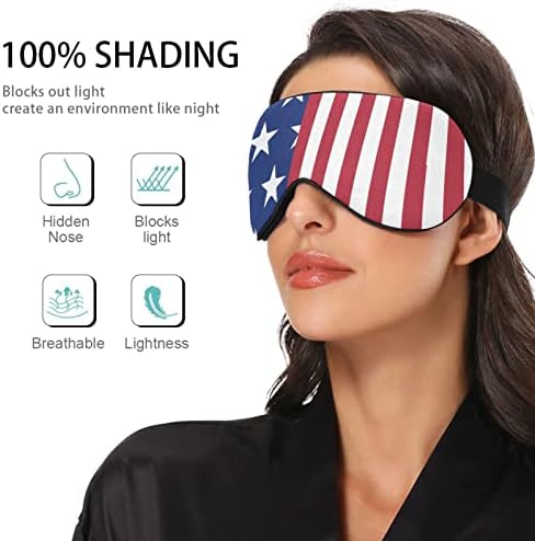 Унисекс спиење маска за очите Новина-САД-американско-знаме ноќно спиење маска удобно покритие за сенка на очите за спиење