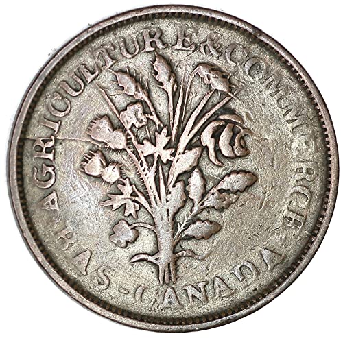 1838 година Бирмингем Канада банка Токен 1 Соу 1/2 Пени продавач многу добро