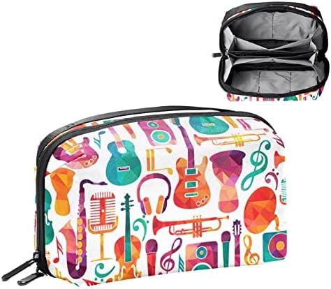 Торба За шминка За патување Водоотпорна Козметичка Торба за Тоалетна торба за шминка за жени и девојки, Музички Инструмент Тапан