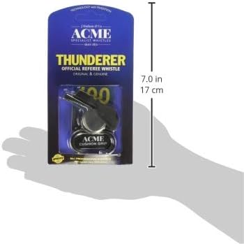 Acme Thunderer Finger Grip Metal Whistle Nickel-обложен со никел
